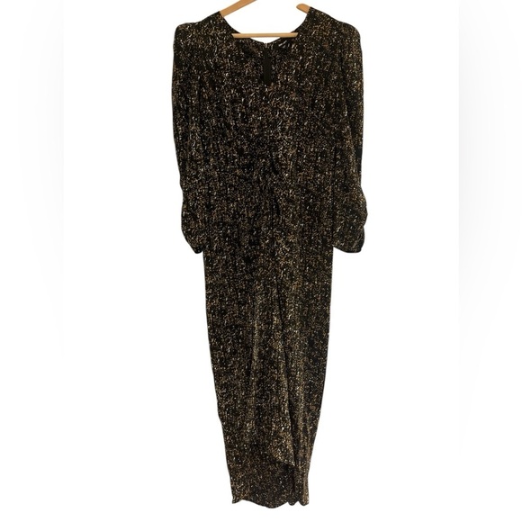 Saint + Sofia Paloma Ruched Dress - size 10 - Picture 6 of 12